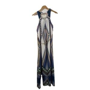 Maeve Anthropologie Women's Sleeveless Maxi Dress Sheer Multicolor Size 2